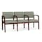 Lesro Lenox 3 Seat Tandem Seating W/ Arms, 65 in W 26 in L 31.5 in H LW3103 - alternate 1